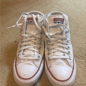 Converse All Star White Canvas Sneakers